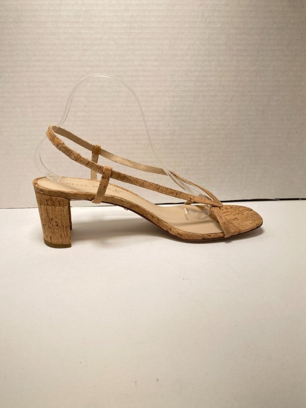 Pelle Moda Womens Francis Strap Cork Sling back Sandal Sz 11